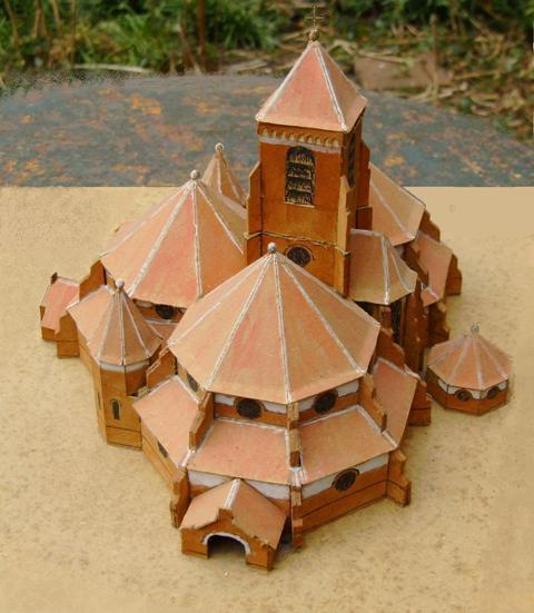 Kerkstudie, maquette2